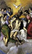 El Greco The Trinity oil